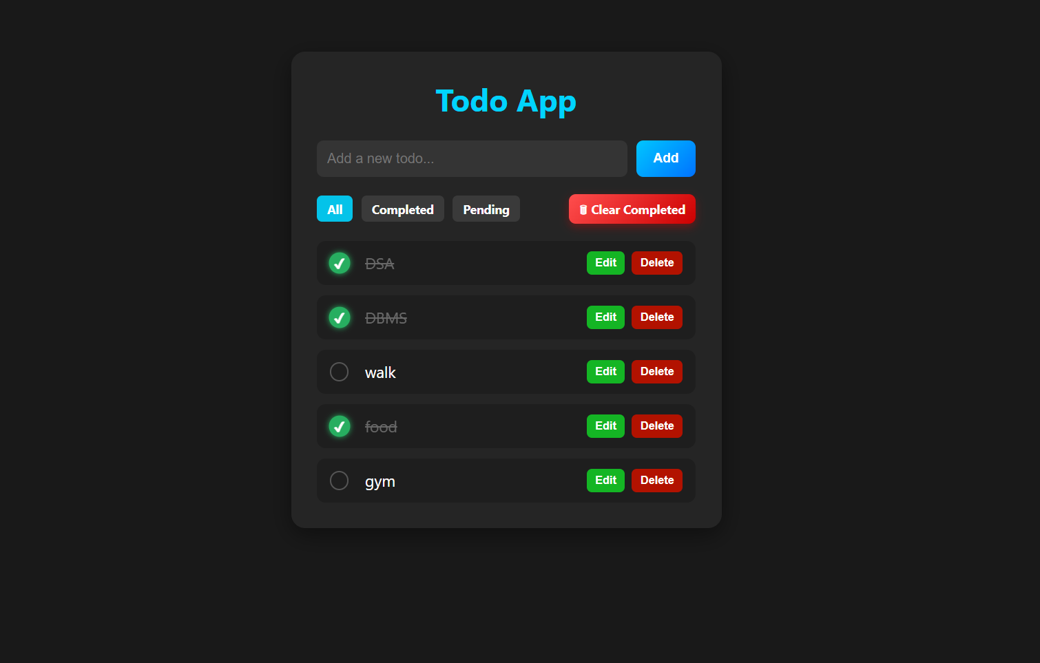 Todo App Thumbnail